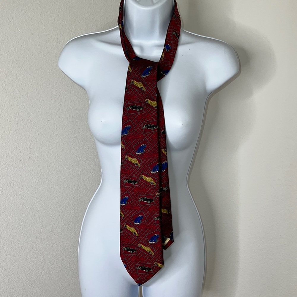 🔹 Robert Talbott Pebble Beach Concours d’Elegance 50th Anniversary Vintage Tie